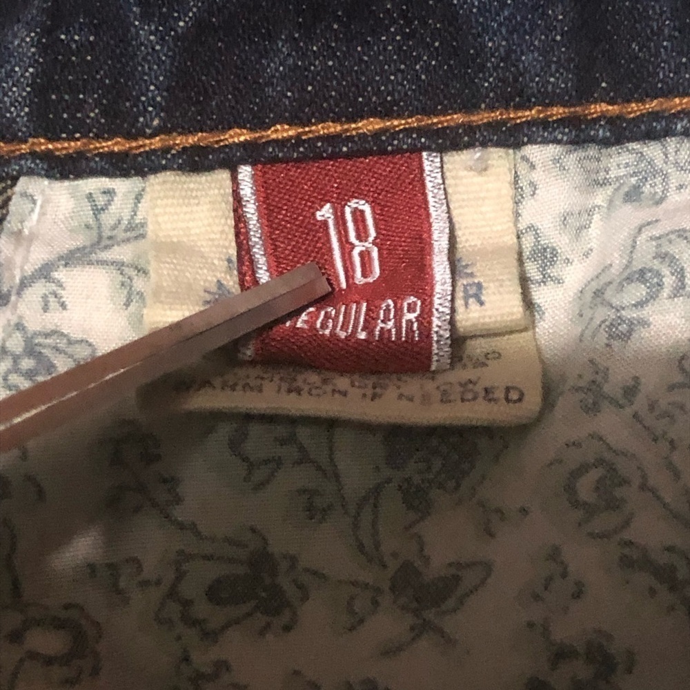 Stetson Jeans Women's 18/14L No. 214 City Trouser Wide Leg Dark Wash Western - Picture 3 of 7